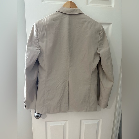 Theory blazer jacket 2 button tan cream size 38 short MENS - Picture 2 of 15